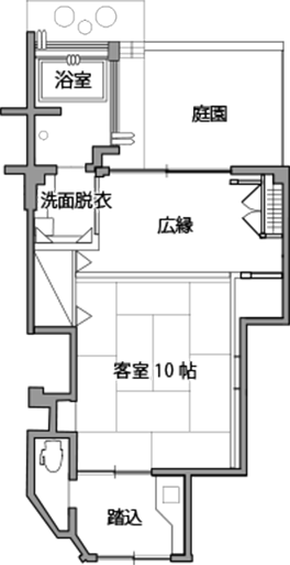 露天風呂付和室 沙羅